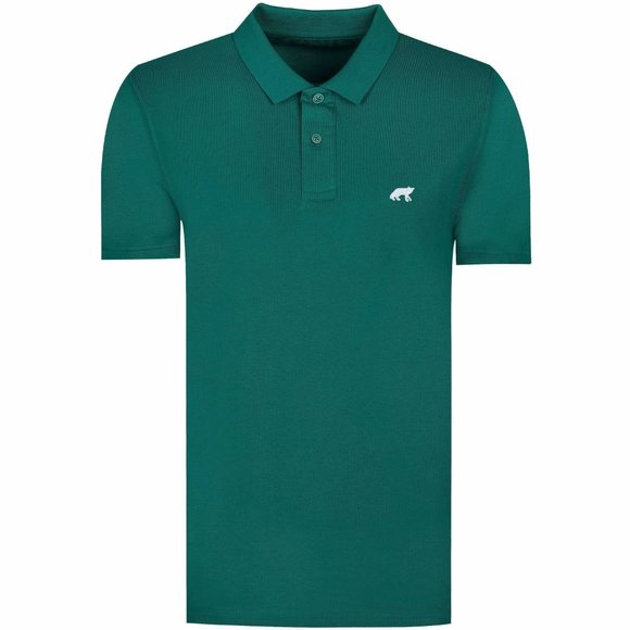 TWN Green Polo T-Shirts (Slim Fit) - Picture 1 of 1